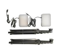 NEEWER BASICS Kit d'éclairage 2 Panneaux Lumineux LED, Lumière Studio Portable à Intensité Variable de 6,2'' avec Trépied de 53'',3200K-5600K/CRI95+ 810lux pour Photo Vidéo Streaming et Podcast, BP132