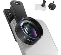 NEEWER Basics Kit d'objectif Macro 15x pour téléphone avec Pince d'objectif 37mm, Accessoires pour Appareil Photo HD