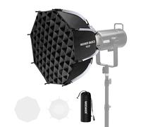 NEEWER Basics Kit Softbox Octogonal pour Studio Photo, Enregistrement Vidéo Streaming,18"/45cm Mont Bowens à Dégagement Rapide/Grille/Diffuseur/Sac pour Éclairage Flash Stroboscopique Continu, NS32P