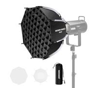 NEEWER Basics Kit Softbox Octogonal pour Studio Photo, Enregistrement Vidéo Streaming,18"/45cm Mont Bowens à Dégagement Rapide/Grille/Diffuseur/Sac pour Éclairage Flash Stroboscopique Continu, NS32P