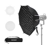 NEEWER BASICS Kit Softbox Octogonal pour Studio Photo, Enregistrement Vidéo Streaming,25.6"/65cm Mont Bowens à Dégagement Rapide/Grille/Diffuseur/Sac pour Éclairage Flash Stroboscopique Continu, NS33P