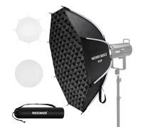 NEEWER Basics Kit Softbox Octogonal pour Studio Photo, Enregistrement Vidéo Streaming,35"/90cm Mont Bowens à Dégagement Rapide/Grille/Diffuseur/Sac pour Éclairage Flash Stroboscopique Continu, NS34P