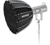 NEEWER BASICS Kit Softbox Parabolique, Diffuseur de Lumière à Monture Bowens à Dégagement Rapide de 55cm, Compatible avec Godox, Compatible avec Aputure 600d, éclairage de Studio Photo et Vidéo, NS36P