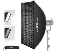 NEEWER Basics Kit Softbox Rectangulaire, 24""x35"" Diffuseur Lumière à Mont Bowens Soft Box Dégagement Rapide, Compatible avec Godox, Compatible avec Aputure, Éclairage de Studio Photo et Vidéo, NS12S