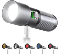 NEEWER Basics Lampe Torche LED Portable RGB 4 Couleurs, 20 filtres GOBO, 7 500mAh, 10W, en Alliage d'aluminium, éclairage d'ambiance pour Studio d'enregistrement vidéo, FL10