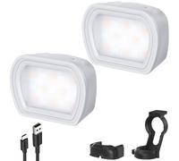 NEEWER Basics Lot de 2 Lampes auxiliaires magnétiques compatibles avec DJI OSMO Pocket 3 Gimbal Camera Creator, Mini Lampe de Remplissage LED Rechargeable par USB C pour Enregistrement vidéo Selfie