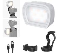 NEEWER Basics M21 Lampe supplémentaire magnétique Compatible avec DJI Osmo Pocket 3 Gimbal Cam Creator Combo, 1,3 W USB C, Rechargeable, en Plastique, Mini LED Fill Light Attachment pour Selfie Vlog