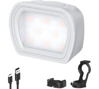 NEEWER Basics M21 Lampe supplémentaire magnétique Compatible avec DJI Osmo Pocket 3 Gimbal Cam Creator Combo, 1,3 W USB C, Rechargeable, en Plastique, Mini LED Fill Light Attachment pour Selfie Vlog