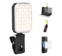 NEEWER Basic Magnetic Selfie Light Compatible avec MagSafe iPhone 16 15 Pro Max Plus, Clip Éclairage de Vidéoconférence Lumière de Remplissage pour PC Zoom Appel Flux Direct Enregistrement, BL48B