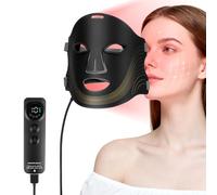 NEEWER Basics Masque LED pour Le Visage, 7 Modes, minuteur, Panneau Lumineux LED Rouge et Bleu, Rechargeable en Silicone 2000 mAh, pour Soins de la Peau à Domicile et en Voyage, M08