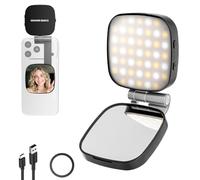 NEEWER Basics NL45B Lampe magnétique à Selfie Compatible avec iPhone MagSafe, 2 W CRI95+, éclairage de Remplissage de téléphone à Del pivotant Bicolore, 680 LX/0,3 m, Miroir pour Enregistrement Vlog