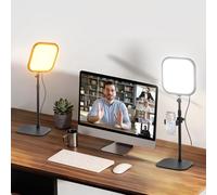 NEEWER Basics Pack de 2 Lampes de Visioconférence 10,8" avec Support/Mount pour Téléphone,Lumière Bureau Bicolore 15W à éclairage Périphérique,CRI 95+,pour Ordinateur Portable,Webcam,Appels Zoom,L220