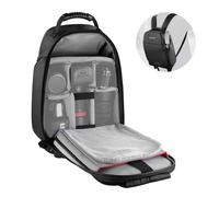 NEEWER Basics PB26 Sac à Dos Résistant à l'eau pour Appareil Photo Numérique Résistant aux Chocs Compatible avec Sony Canon, Nikon, Objectifs sans Miroir, Petits Accessoires de Photographie, Noir