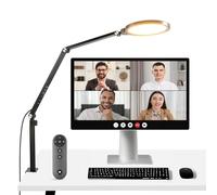 NEEWER Basics R18 Anneau Lumineux de Bureau avec Support, éclairage pour vidéoconférence, Enregistrement en continu, Maquillage, téléphone, Selfie, Ordinateur, Ordinateur Portable, Zoom, Anneau
