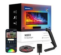 NEEWER Basics Rétroéclairage TV pour Écrans 75"-85",Bande LED RGB 5m avec Capteur de Luminosité,Allumage/Extinction Programmable,24 Effets Sonores,Compatible avec Une Application de Contrôle,NS03