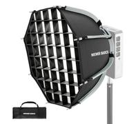 NEEWER Basics NS68P Boîte à lumière octogonale avec Mini Support (Pas de Support Bowens), Mini boîte à lumière parabolique octogonale avec diffuseurs/Grille pour lumière LED HS pour Studio de