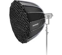NEEWER Basics Softbox Parabolique Monture Bowens, 47" Soft Box à Dégagement Rapide Diffuseur de Lumière/Grille/Sac Compatible avec Godox Compatible avec Aputure 600d Studio Vidéo Éclairage, NS39P