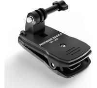 NEEWER BASICS Support de Fixation à Pince pour Sangle de Sac à Dos Adaptateur à Trois Broches Compatible avec GoPro Hero Insta360 DJI AKASO Caméras d'Action Accessoires pour Vidéo POV GP-102