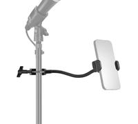 NEEWER BASICS Support de Micro Téléphone avec Bras Flexible, Support Portable avec Bras Perche à Rotule 360° et Microphone au Sol, Compatible avec iPhone Android Samsung, Enregistrement Vidéo, MS009