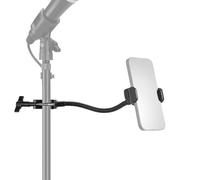 NEEWER Basics Support de Micro Téléphone avec Bras Flexible, Support Portable avec Bras Perche à Rotule 360° et Microphone au Sol, Compatible avec iPhone Android Samsung, Enregistrement Vidéo, MS009