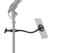 NEEWER BASICS Support magnétique pour tige de microphone avec tube flexible, support magnétique réglable pour boom arm compatible avec iPhone Android Samsung pour micro musique guitare audio, MS040