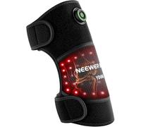 NEEWER BASICS Thérapie par la Lumière Rouge pour les Articulations du Genou et du Coude, Genouillère LED Rouge Respirante sans Fil de 6W avec 3 Modes, Batterie de 2000mAh, YD060
