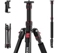 NEEWER BASICS TP15 67.7” Trépied et Monopode pour Caméra,Support de Téléphone Portable DSLR de Voyage Robuste en Métal avec Support de Phone Portable Compatible avec iPhone,vidéo,Rotule Non Incluse
