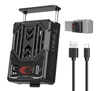 NEEWER BASICS Ventilateur avec Batterie,Refroidisseur externe à ressort,Type C PD,Charge rapide et Affichage en temps réel,compatible avec Sony ZV-E1,A6700,Canon R6 Mark II,Fujifilm XS20,Nikon,CA155