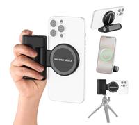 NEEWER BASICS WS-25001 Poignée magnétique pour appareil photo avec déclencheur à distance compatible avec iPhone MagSafe, charge magnétique 18 W, rechargeable 5000 mAh pour trépied Vlog Selfie Trépied