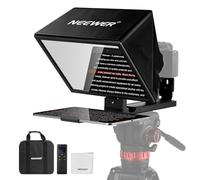 NEEWER BASICS X12B Téléprompteur Relevable en Alliage d'Alum 12" pour iPad, Tablette Téléphone DSLR, Non Assemblage, Contrôle App, Compatible avec iOS Android, Pro pour Enseignement et Flux en Direct