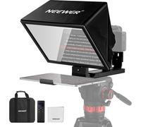 NEEWER BASICS X12B Téléprompteur Relevable en Alliage d'Alum 12" pour iPad, Tablette Téléphone DSLR, Non Assemblage, Contrôle App, Compatible avec iOS Android, Pro pour Enseignement et Flux en Direct