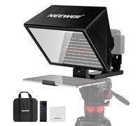 NEEWER Basics X12B Téléprompteur Relevable en Alliage d'Aluminium 12" | Pour iPad, Tablette Téléphone DSLR, Non Assemblage, Contrôle App, Compatible avec iOS Android, Pro pour Enseignement