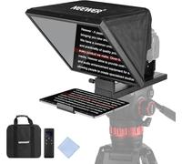 NEEWER Basics X16B Téléprompteur Relevable en Alliage d'Aluminium 16" pour iPad Tablette Téléphone DSLR, sans Assemblage, Contrôle à Distance et par Application, Compatible avec iOS Android, Pro