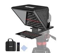 NEEWER Basics X16B Téléprompteur Relevable en Alliage d'Aluminium 16" pour iPad Tablette Téléphone DSLR, sans Assemblage, Contrôle à Distance et par Application, Compatible avec iOS Android, Pro