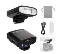 NEEWER Basique 5 600 K Mini appareil photo flash Speedlite GN12, 2000 mAh/500 flashes/0,1-1,8s, recyclable léger, compatible avec Canon Fujifilm Sony Nikon Appareil photo numérique standard pour photo