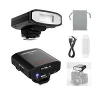 NEEWER Basique 5 600 K Mini appareil photo flash Speedlite GN12, 2000 mAh/500 flashes/0,1-1,8s, recyclable léger, compatible avec Canon Fujifilm Sony Nikon Appareil photo numérique standard pour photo