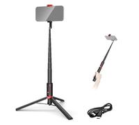 NEEWER BASIQUE Trépied Selfies compatible avec iPhone Samsung Android, 57,9" Support de voyage léger et portable en métal avec support montage et télécommande pour enregistrer des vidéos, PA991