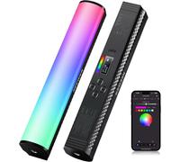 NEEWER Bâton Lumineuse RVB avec contrôle par Application, bâton Lumineux magnétique pour Photographie, 2500 K 8500 K à intensité Variable CRI95+ Barre de Tube LED Couleur avec Batterie de 2550