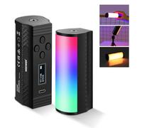 NEEWER Bâton Lumineux RGB Magnétique, Éclairage Bâton Portables, Lampe Vidéo LED 360° avec Batterie Rechargeable 2500mAh, Dimmable Stick Light pour Caméra Photographie TikTok Youtube Vlog, TL96RGB
