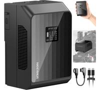 NEEWER Batterie Mini V Mount PS099EP, 6800 mAh, 99 Wh, 14,5 V, avec Charge Rapide PD de 100 W, Double USB C/D Tap/BP/USB A/Dual Ports DC, écran OLED, Compatible avec caméra BMPCC 4K 6K