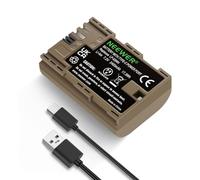 NEEWER Batterie Rechargeable pour caméra avec Cable de Charge USB Type C,LP-E6NH LP-E6N LP-E6 Batterie Compatible avec Canon EOS R5 R6 R6 II R7 R 5D II III IV 6D 6D II 7D 7D II 60D 70D 80D 90D