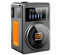 NEEWER Batterie V-Lock Mini PS099U,PD100W,99Wh,6800mAh | Charge Complète 2h,Charge Rapide PD3.0 Ports D-Tap,USB C,USB A,BP,2 Ports DC,pour Caméscope,Caméra,Lampe Vidéo,Moniteur