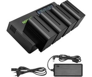 NEEWER Batteries NP-F970 (x4) + Chargeur 4 Canaux
