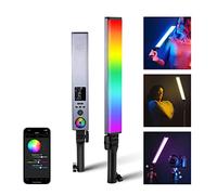 NEEWER BH30S Baguette Lumineuse vidéo RVB avec contrôle 2,4 G/Application,Tactile à 360° RGBWW Mixer Photographie Portable LED