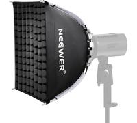 NEEWER Boîte à lumière carrée à installation rapide de 15,7""x 15,7"" avec grille en nid d'abeille/sac, support Bowens compatible avec Godox Aputure 120d Q4 lumières vidéo continues Flash, NS15S