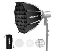 NEEWER Boîte à lumière octogonale Bowens de 45 cm, Pliage Rapide, Installation Rapide avec diffuseurs/Grille en nid d'abeille/Sac pour Q4 RGB CB60 MS60B MS60C MS150B Compatible avec Godox Aputure