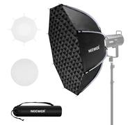 NEEWER Boîte à lumière octogonale de 90cm, support Bowens à dégagement rapide avec grille en nid d'abeille,Sac pour RGB CB60 CB60B CB200B MS60B MS60C MS150B S101-300W/400W Pro Vision 4 Q4, NS35P