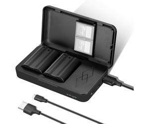 Neewer - Boitier de chargeur Duo + 2 batteries EN-EL15c
