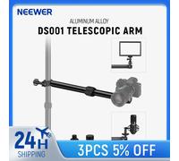 NEEWER Bras de montage de caméra aérienne de table, bras d'extension télescopique de 11,8"-20"/30-51 cm pour support de bureau avec support à tête sphérique 1/4"
