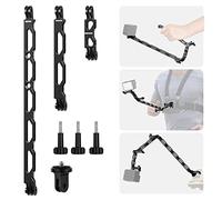 NEEWER Bras d'extension Alliage d'aluminium(11,8"/6,5"/3,3") pour Caméra d'action, 3 Vis Moletées et Un Adaptateur de Vis 1/4", Compatible avec GoPro Hero 12 11 10 9 Insta360 DJI Osmo Action 3 GP-11